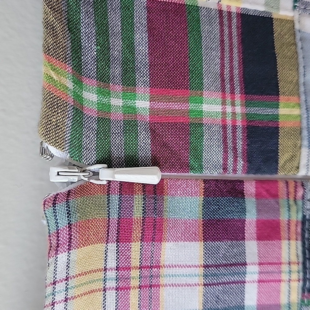 Ll Bean Striped Coloful Patchwork Sleeveless Cott… - image 4